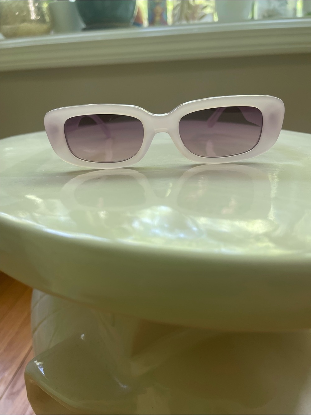 J.Crew Square Sunglasses in Lilac-NWOT - Picture 1 of 8